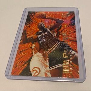 Shaquille O Neal 1995 Rare! Insert Fleer Ultra Power Basketball Card # 8 of 10